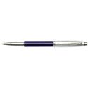 Picture of Sheaffer 100 Transparent Blue Barrel Brushed ChromeCap Nickel Plate Trim Rollerball Pen
