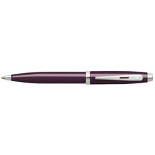 Picture of Sheaffer 100 Glossy Plum Nickel Plate Trim Ballpoint Pen