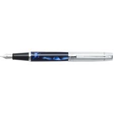 Picture of Sheaffer 300 Iridescent Blue Barrel  Chrome Plate Trim Fountain Pen Medium
