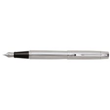 Picture of Sheaffer 300 Straightline Chased Chrome Barrel Nickel Trim Fountain Pen Fine Nib