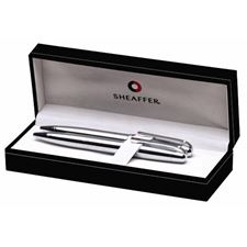 Picture of Sheaffer 500 Bright Chrome Chrome Plate Trim Ballpoint Pen and Pencil Set