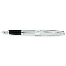 Picture of Cross Apogee Sterling Silver with Platinum Fountain Pen Medium Nib