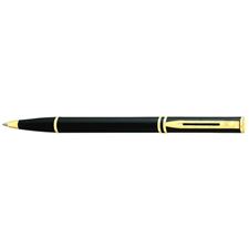 Picture of Waterman Laureat Lacque Black Gold Trim Ballpoint Pen