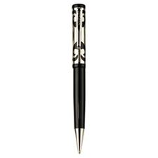 Picture of Conklin Mark Twain Deco Crest Ballpoint Pen Sterling Silver