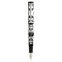 Picture of Conklin Mark Twain Deco Crest Fountain Pen Solid Sterling Fine Nib