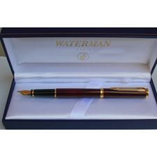 Picture of Waterman Preface Thriller Red Gold Trim Fountain Pen Broad Nib