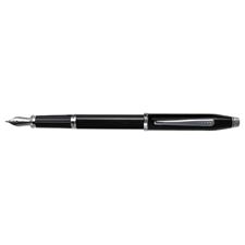 Picture of Cross Century II Black Lacquer Chrome Trim Fountain Pen Nedium Nib