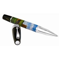 Picture of Montegrappa St Andrews Links Rollerball Pen Hand Painted Sterling Silver