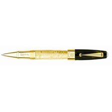 Picture of Montegrappa St Andrews Links Rollerball Pen Low Relief Solid 18KT Gold