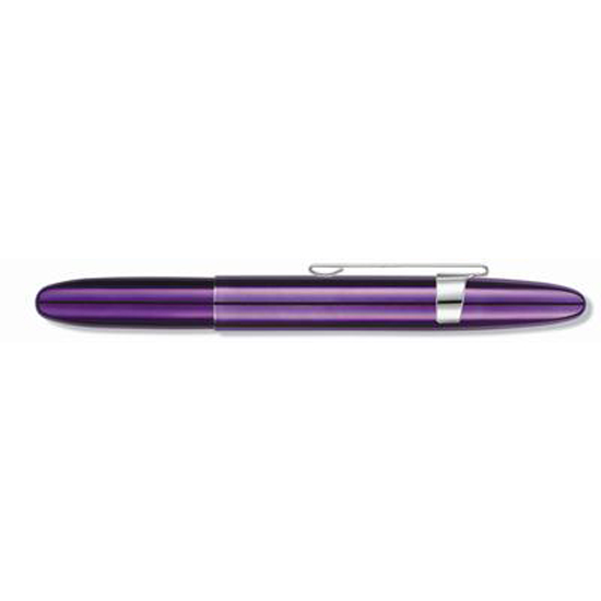 Chrome & Purple Passion NEW Fisher Space Pen Bullet Ballpoint Pen with Clip