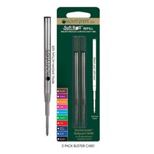 Picture of Monteverde Soft Roll Ballpoint Refill to Fit Montblanc Pens Broad Black Pack of 6
