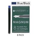 Picture of Monteverde Fountain Pen Magnum Ink Cartridge Boxed Blue Black Pack of 8