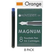 Picture of Monteverde Fountain Pen Magnum Ink Cartridge Boxed Orange Pack of 8