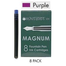 Picture of Monteverde Fountain Pen Magnum Ink Cartridge Boxed Purple Pack of 8