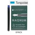 Picture of Monteverde Fountain Pen Magnum Ink Cartridge Boxed Turquoise Pack of 8