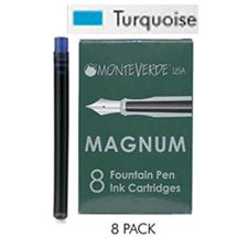Picture of Monteverde Fountain Pen Magnum Ink Cartridge Boxed Turquoise Pack of 8