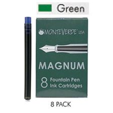 Picture of Monteverde Fountain Pen Magnum Ink Cartridge Boxed Green Pack of 8