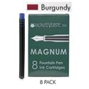 Picture of Monteverde Fountain Pen Magnum Ink Cartridge Boxed Burgundy Pack of 8