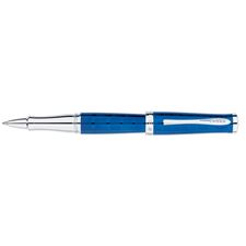 Picture of Cross Sauvage Rollerball Pen - Azurite Blue Crocodile