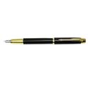 Picture of Parker IM Black Gold Trim Fountain Pen Medium Nib