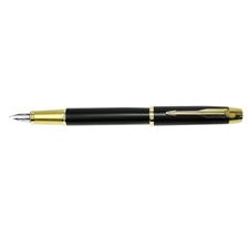 Picture of Parker IM Black Gold Trim Fountain Pen Medium Nib