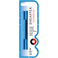 Picture of Sheaffer Fountain Pen Cartridges Blue 5 Pack