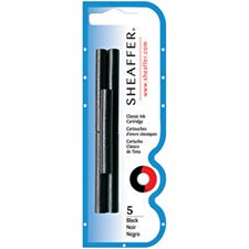 Picture of Sheaffer Fountain Pen Cartridges Black 5 Pack
