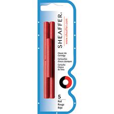 Picture of Sheaffer Fountain Pen Cartridges Orange 5 Pack