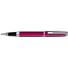 Picture of Waterman Exception Slim Raspberry Silver Trim Rollerball Pen