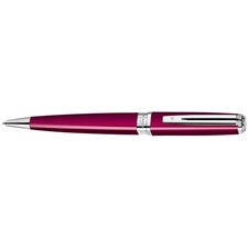 Picture of Waterman Exception Slim Raspberry Silver Trim Ballpoint Pen