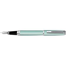 Picture of Waterman Exception Slim Celadon Silver Trim Fountain Pen Medium Nib