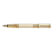 Picture of Waterman Elegance Ivory Gold Trim Fountain Pen Medium Nib