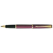 Picture of Parker Latitude Garnet Red Gold Trim Fountain Pen Medium Nib