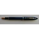 Picture of Sheaffer Balance Navy Blue GoldTrim Fountain Pen Fine Nib