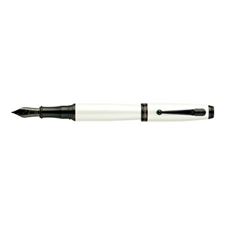 Picture of Monteverde Invincia Color Fusion Skyhawk White Fountain Pen - Broad Nib