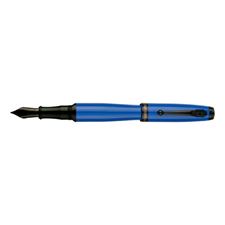 Picture of Monteverde Invincia Color Fusion Thunderbird Blue Fountain Pen - Broad Nib