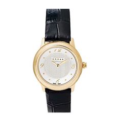 Picture of Cross Ladies Gold Plated Black Leather Strap