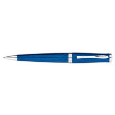 Picture of Cross Sauvage Azurite Blue Crocodile Patten Ballpoint Pen