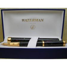 Picture of Waterman Lady Agathe Magenta Bronze Fountain Pen Fine Nib