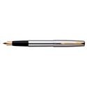 Picture of Parker Frontier Stainless Steel Gold Trim Fountain Pen Fine Nib