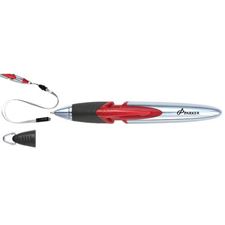 Picture of Parker Slinger II Write Wear Chrome And Red Ballpoint Pen