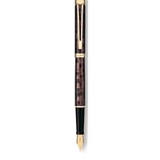 Picture of Waterman Harmonie Brown Gold Trim Fountain Pen Medium Nib