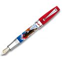 Picture of Montegrappa St Moritz White Turf Fountain Pen Sterling Silver