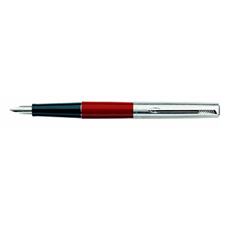 Picture of Parker Jotter Red With Chrome Fountain Pen Medium Nib
