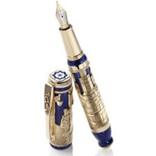 Picture of Montegrappa Barbiere Di Siviglia Yellow Gold Fountain Pen