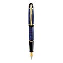 Picture of Waterman Phileas Blue Marble Fountain Pen Broad Nib