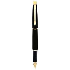 Picture of Waterman Hemisphere Black Gold Fountain Pen fine