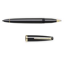 Picture of Cross Radiance Ebony Black Gold Trim Rollerball and Stylus Pen