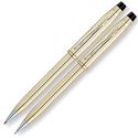 Picture of Cross Century II 10 Karat Gold Filled Rolled Gold Ballpoint Pen and 0.7mm Pencil Set