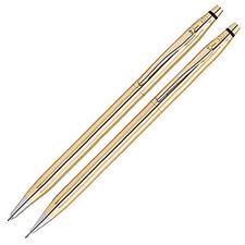 Picture of Cross Classic Century 18 Karat Gold Pen and 0.7mm Pencil Set